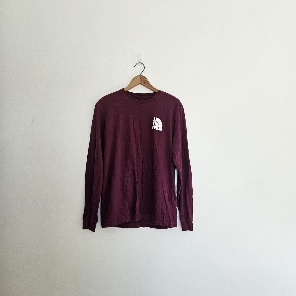 The North Face Maroon Long Sleeve Shirt